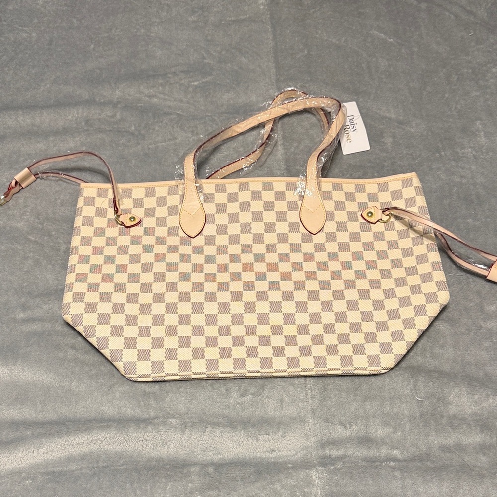 Checkered Tote Bag